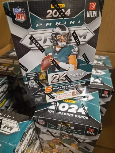 2024 Prizm Football Blaster Box Factory Sealed 6 Packs 24 Cards Lazer 
