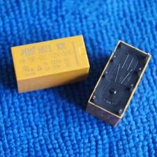 50pcs HK19F-DC 12V-SHG DC 12V Coil DPDT 8pins 2NO 2NC PCB Power Relay