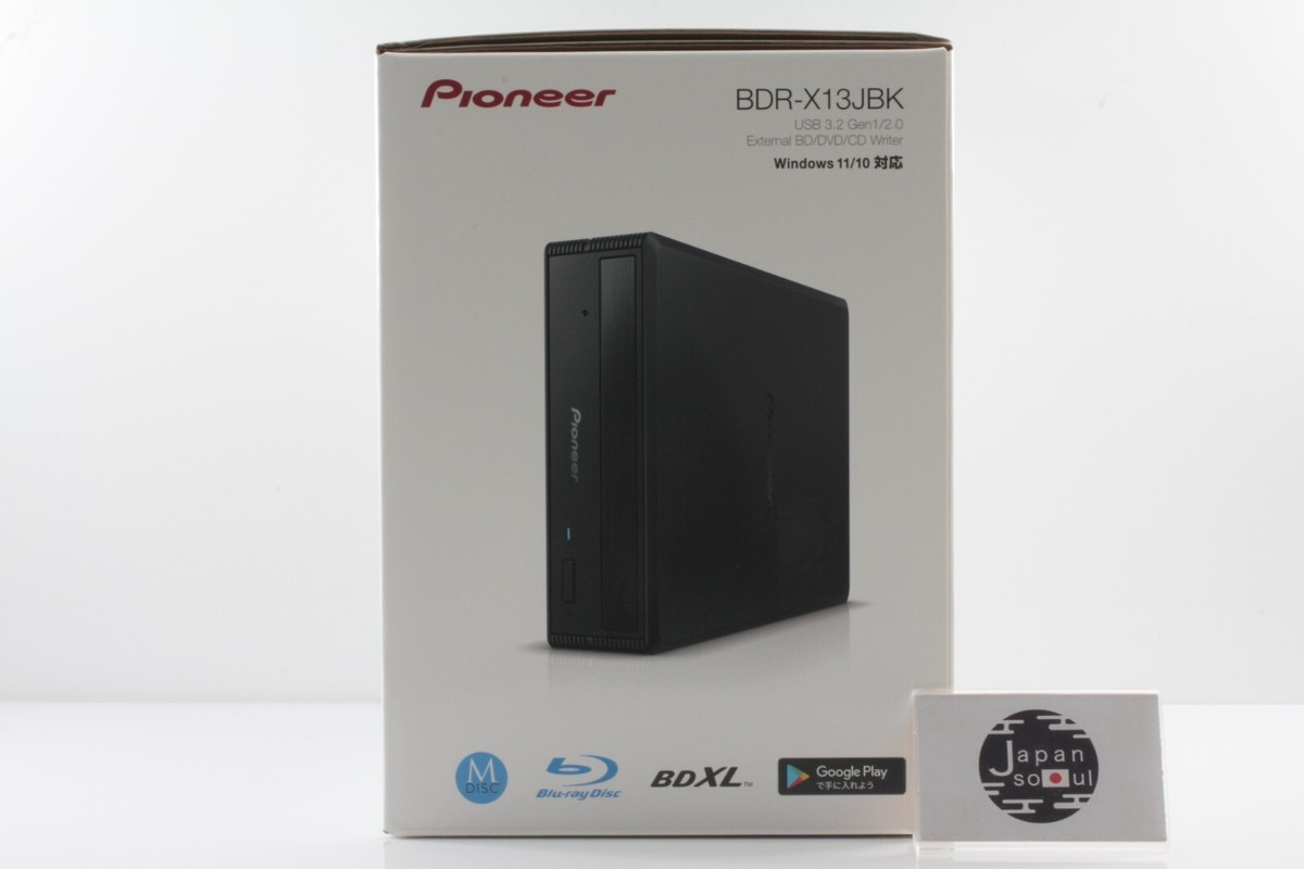 Pioneer BDR-X13J Windows11 UHD BD Playback External BD Drive From 