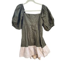 ANTHROPOLOGIE SACHIN + BABI COLOR BLOCK MINI DRESS WOMENS SIZE SMALL