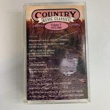 Country Music Classics Volume V 1975-1980 Cassette 