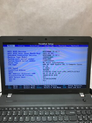Lenovo ThinkPad E555 15