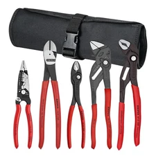 Knipex Core Pliers Set In Tool Roll 5 Pieces 9K 00 80 150 US