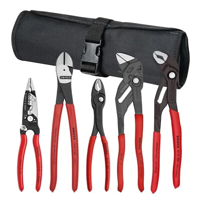 Knipex Core Pliers Set In Tool Roll 5 Pieces 9K 00 80 150 US