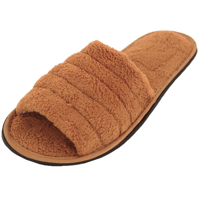 open toe house slippers mens