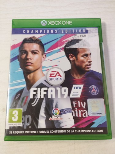 FIFA 19 Champions Edition EA Sports Ronaldo Juego Xbox One Edition Spain PAL Am - Picture 1 of 4