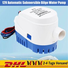 Automatik Bilge Pumpe Bilgenpumpe Bilgepumpe Lenzpumpe 12V 1100GPH Mit Schalter
