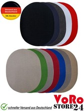Bügelflicken Oval 10,5 x 13,5 cm 12 Farben P...