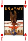 US Army, WW2 War Poster Trading/Playing Card 1939-1945