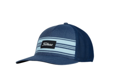 Titleist Official Surf Stripe Monterey Hat in Heather Navy/Sky
