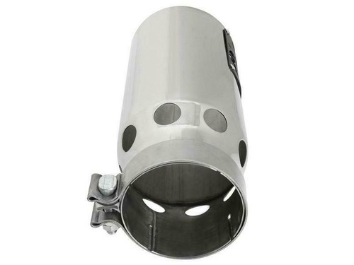 aFe 49T40501-P122 SATURN 4S 4in SS Intercooled Exhaust Tip - Polished 4in In x 5 - Picture 2 of 6