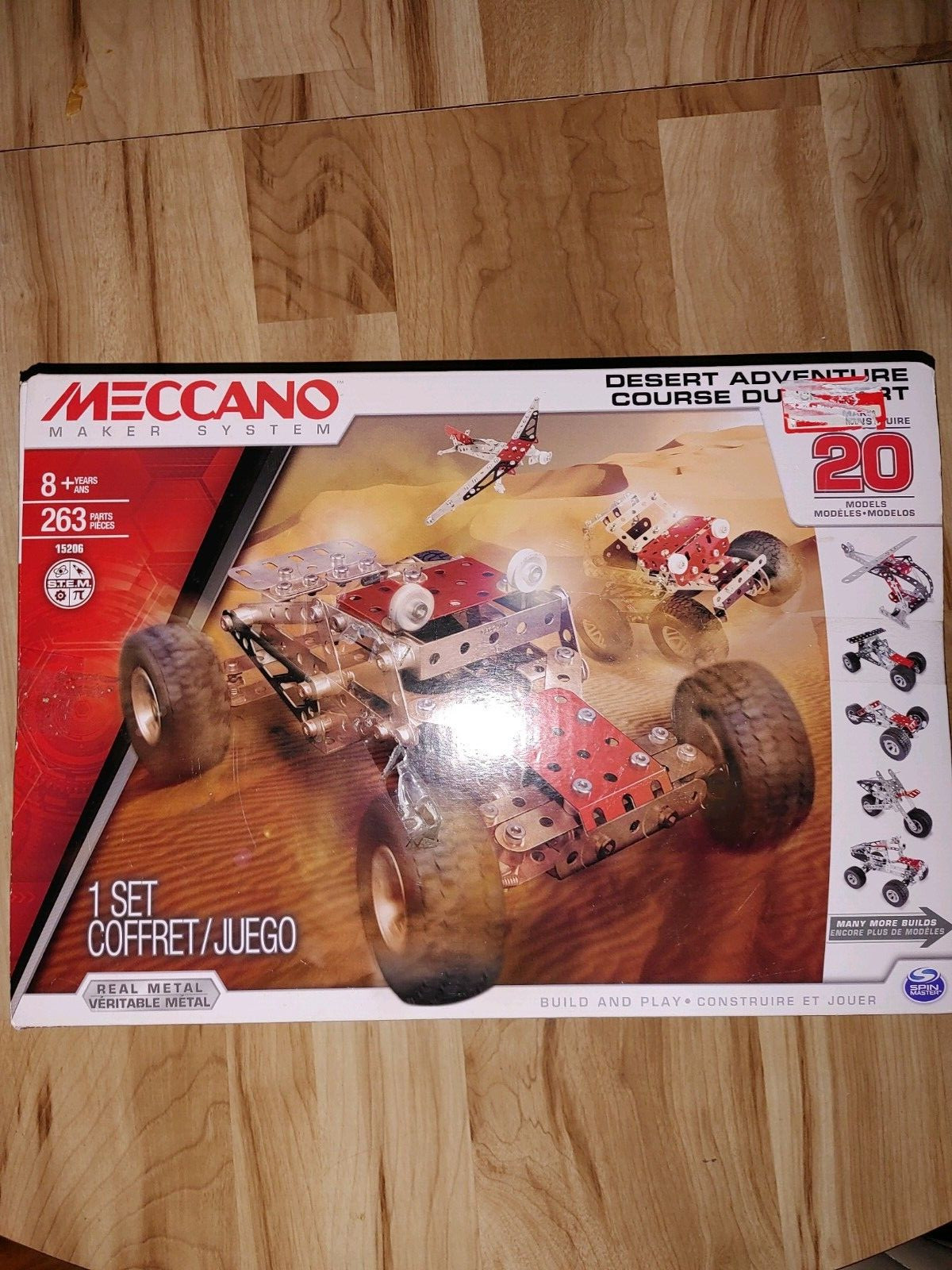 Meccano Maker System Desert Adventure Set Makes 20 Models Re