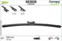 Valeo 583930 Wischblatt Rechts FüR BMW CitroËN DS Passend FüR Fiat Ford