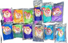 McDonalds TY Teenie Beanie Babies Happy Meal Toys 1998 Set Of 12 Sealed