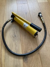 Hydraulic Pump CP-180 With Hose Cylinder Ram Punch Cutter 10T - UK SELLER!