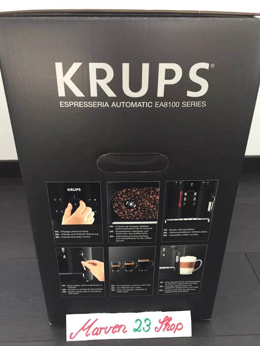 Krups EA 8108 fully automatic Espresso coffee machine black,from