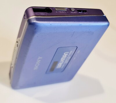 Purple Sony Radio Walkman WM-FX811 portable cassette player+ LCD