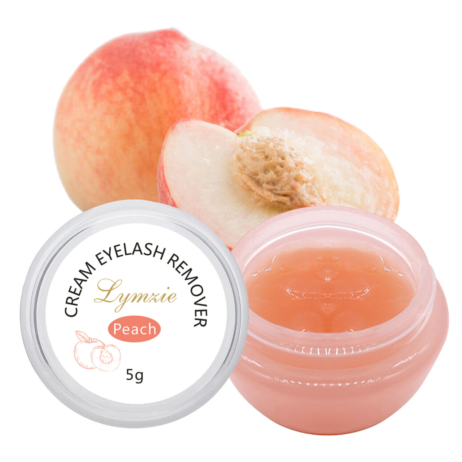 Eyelash Extension Remover Max 90% OFF Cream 5g Peach Flavor Special Award-winning store