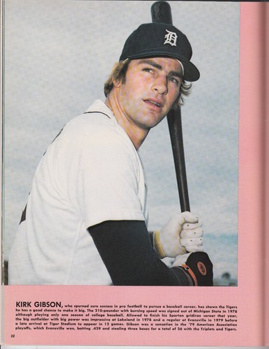 Detroit Tigers 1980 Official MLB Baseball Vintage Yearbook Program Magazine Rare - Picture 9 of 11