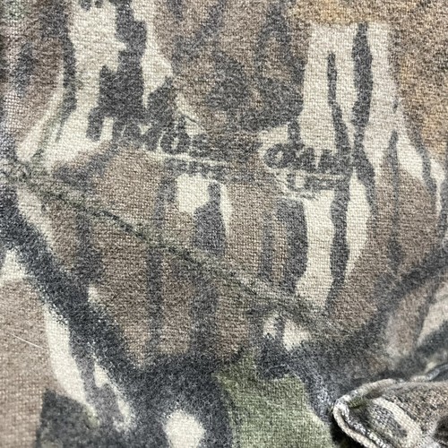 Mossy Oak Breakup Rattlers Brand Camo Shirt Mens Size Measured Vintage Hunting - Picture 3 of 9