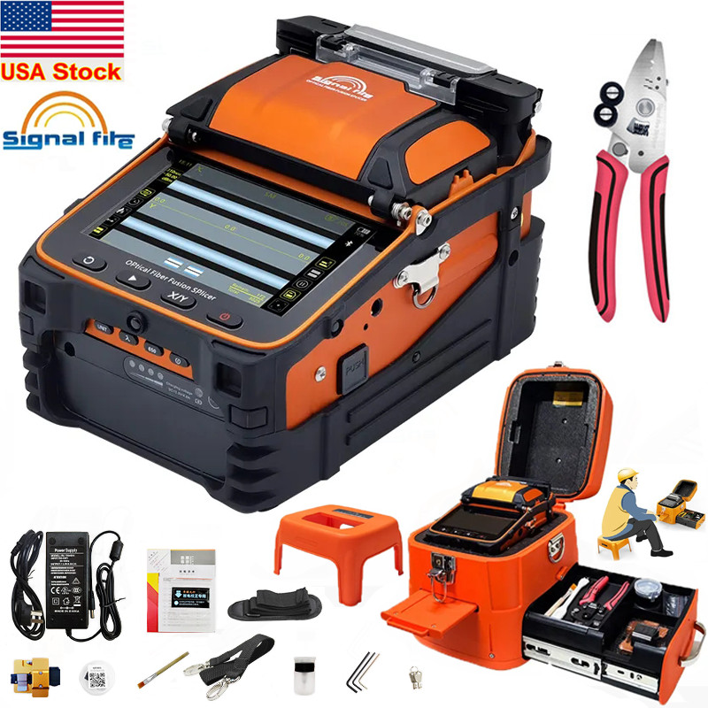 Signal Fire AI-9 Fiber Optic Fusion Splicer kit 5s Splicing 15s Heating OPM&VFL
