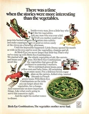 Birds Eye Combinations The Vegetables Mother Never Had Vtg Magazine Print Ad