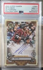 2022 Topps Gypsy Queen Autographs #GQA-JMU Seth Beer (AU, RC) PSA 9 Auto 9