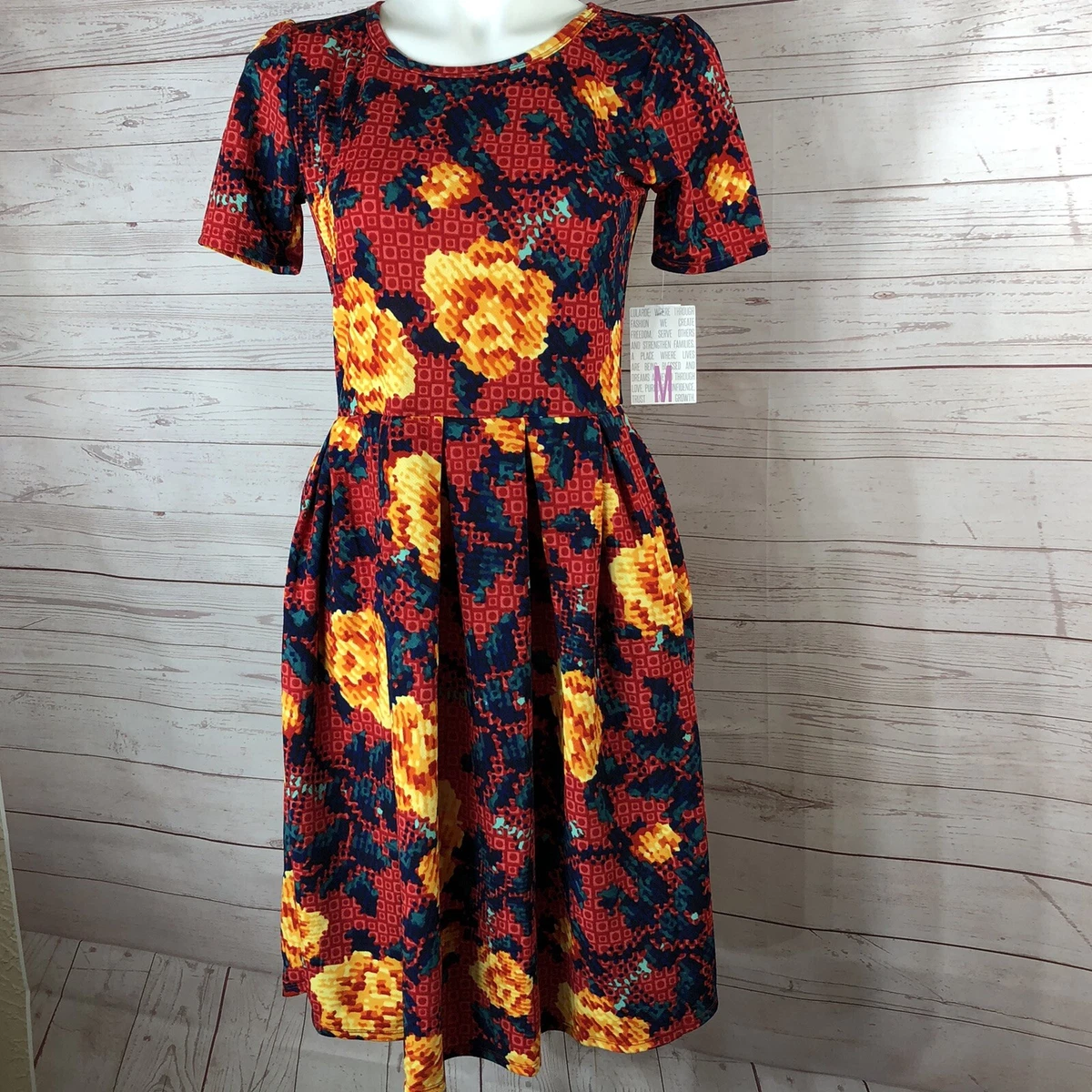 Lularoe fit and store flare dress