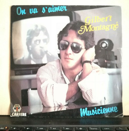 GILBERT MONTAGNE' - ON VA S'AIWER - MUSICIENNE - 45 GIRI VILE 1983 IMPORT