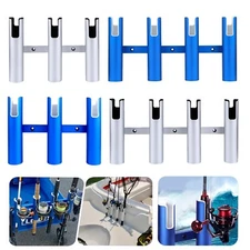 Marine Stainless Steel & Aluminium Fishing Rod Holder for Yacht/Boat/Truck RV