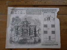 London Illustrated News print Water-Gate of York Hose