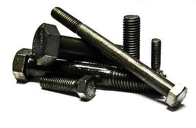 (100) 7/16''x8'' Hex Bolts (Partially Threaded) Plain