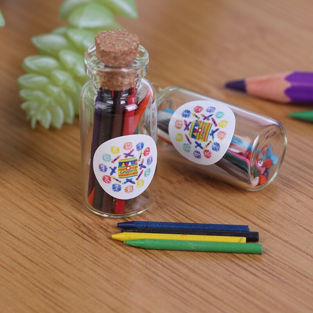 1 Pot Mini Canning Color Crayons For Creative Scene Model Doll House Accesso.SZ 1 Pot Mini Canning Color Crayons For Creative Scene Model Doll House Accesso.SZ