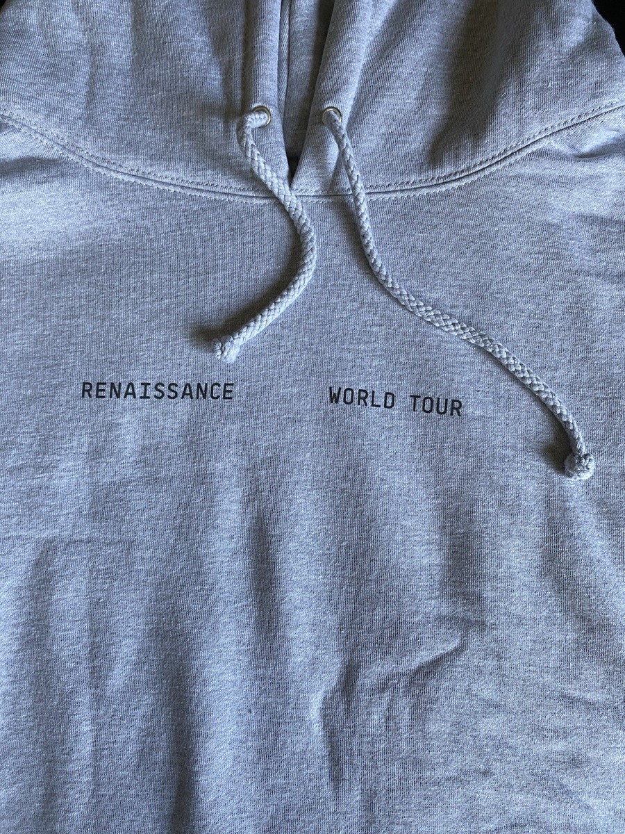 Beyonce Renaissance World Tour Gray Hooded Sweater 4XL 2023