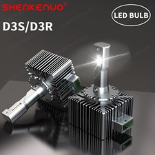 D3S Car LED Headlight Kit DRL Lamp High Low Beam Bulbs 6500K White