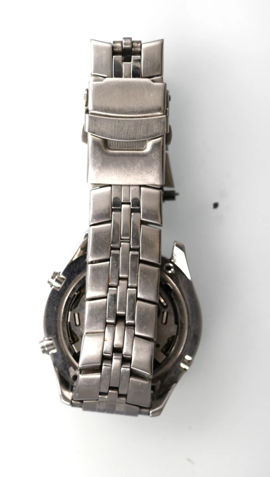 Reloj Casio Wave Ceptor Hombre Alarma Fecha 100m Acero Inoxidable Plata NO FUNCIONA Cuarzo Foto 2 de 4