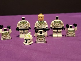 LEGO Star Wars Horn Company Clone Trooper Minifigure Lot Phase 1 Green sw0298