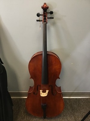 4/4 Full Size Acoustic Cello - Red-Brown Finish - Used Student/Intermediate