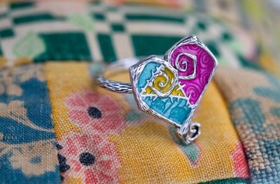 Disney X RockLove NEW 'The Nightmare Before Christmas' Sally Heart Ring - Size 7
