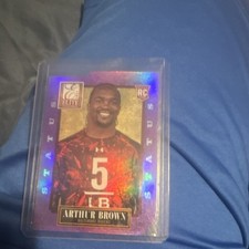 Panini 2013 Elite Status Arthur Brown Baltimore Ravens RC Rookie Card #104. rookie card picture