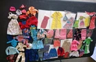 Lot of Vintage Mod Barbie Ken Dawn Mattel Toy Doll Clothes Dresses Gowns