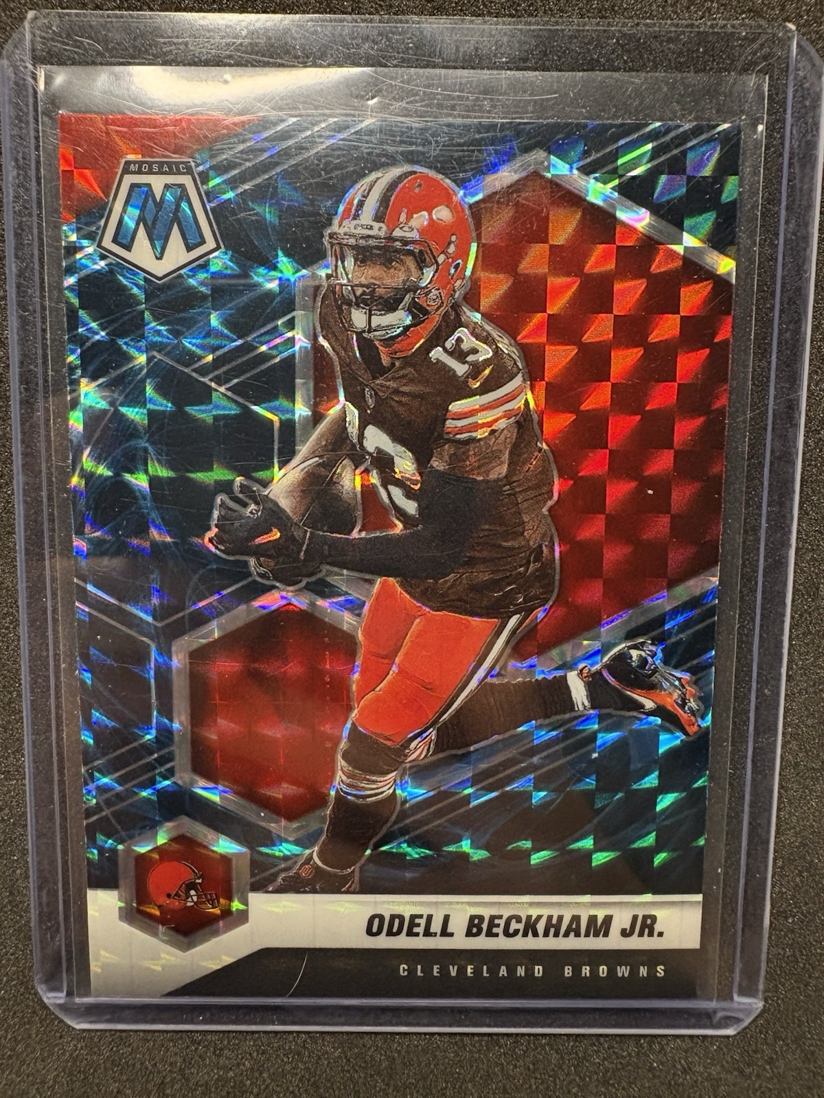 2021 Panini Mosaic #54 Odell Beckham Jr - Genesis - Cleveland Browns - Case Hit