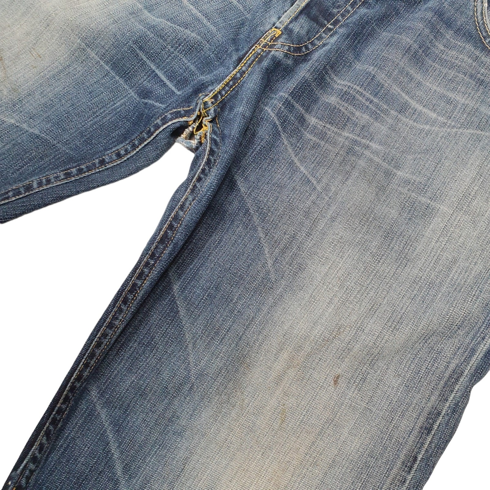 LEVIS 512 Jeans Slim Tapered Fit Blue Denim Trousers Mens W34 L26 image 3