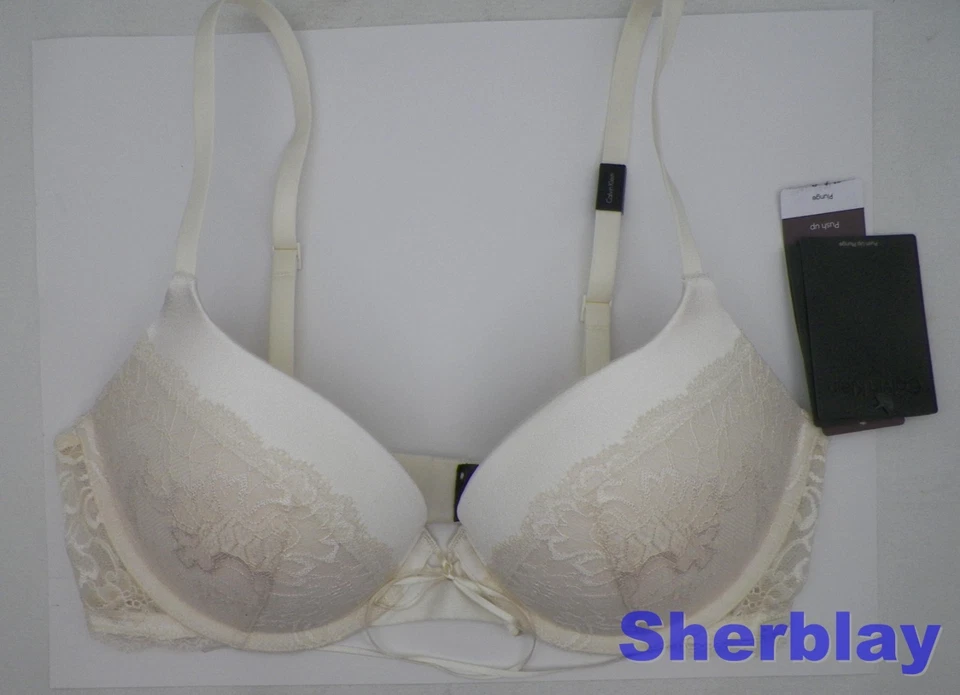 Sujetador push up nupcial para mujer Calvin Klein QF7162 talla 34C Foto 3 de 4