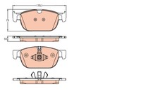 Bremsscheiben-BremsbeläGe-Kit TRW Automotive GDB2153 FüR OE 00000000032373124