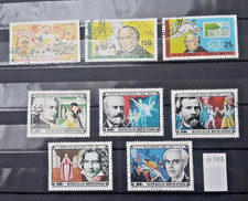 G108 Djibouti + Mongolie séries de timbres thème personnages célèbres