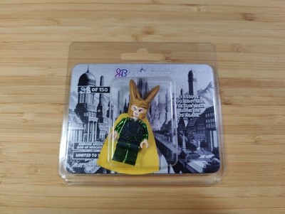 Lego JB Spielwaren Custom Minifigure Marvel Loki Chrome (Thor MCU) 