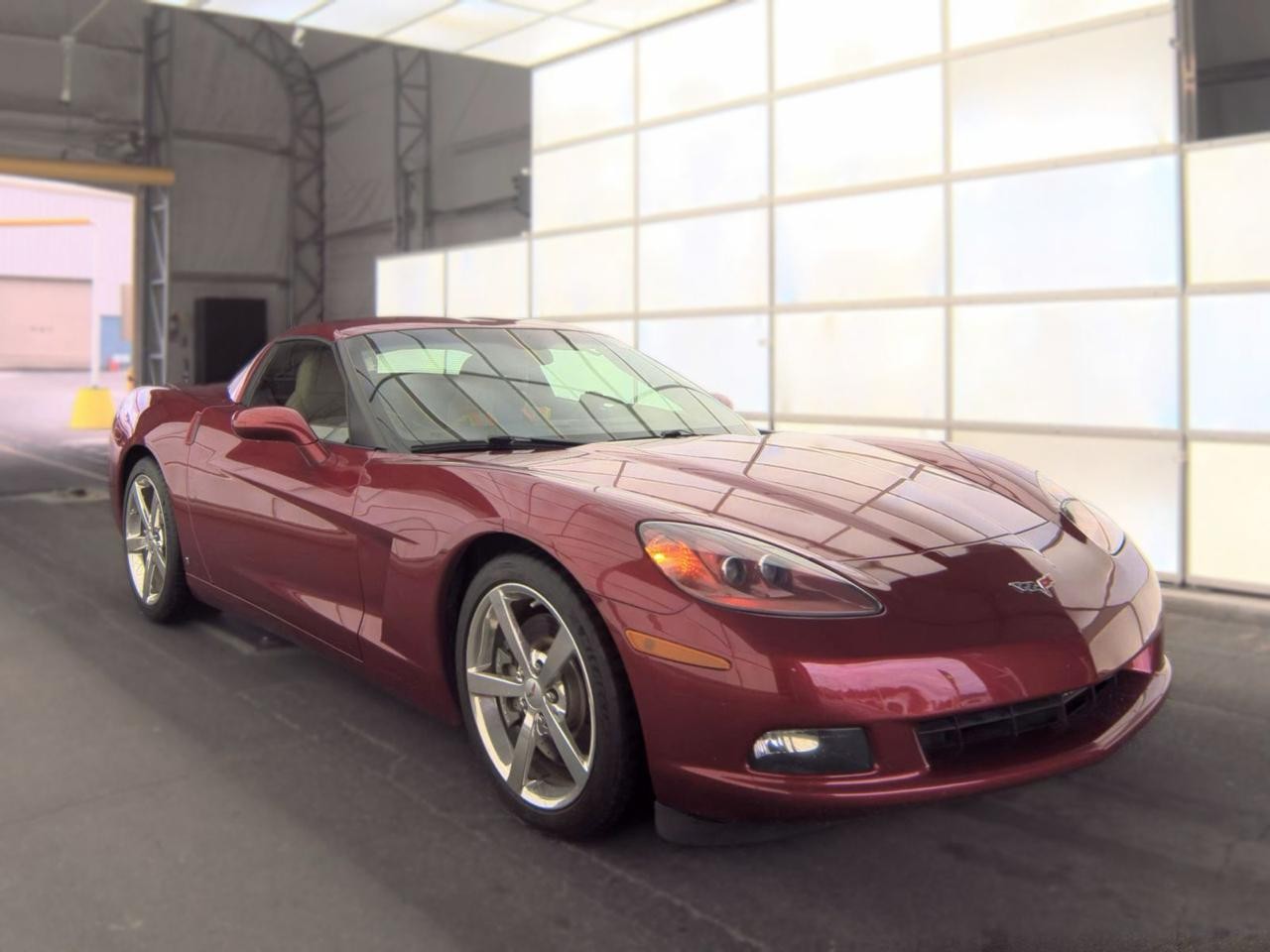 2008 Burgundy Chevrolet Corvette   | C6 Corvette Photo 2