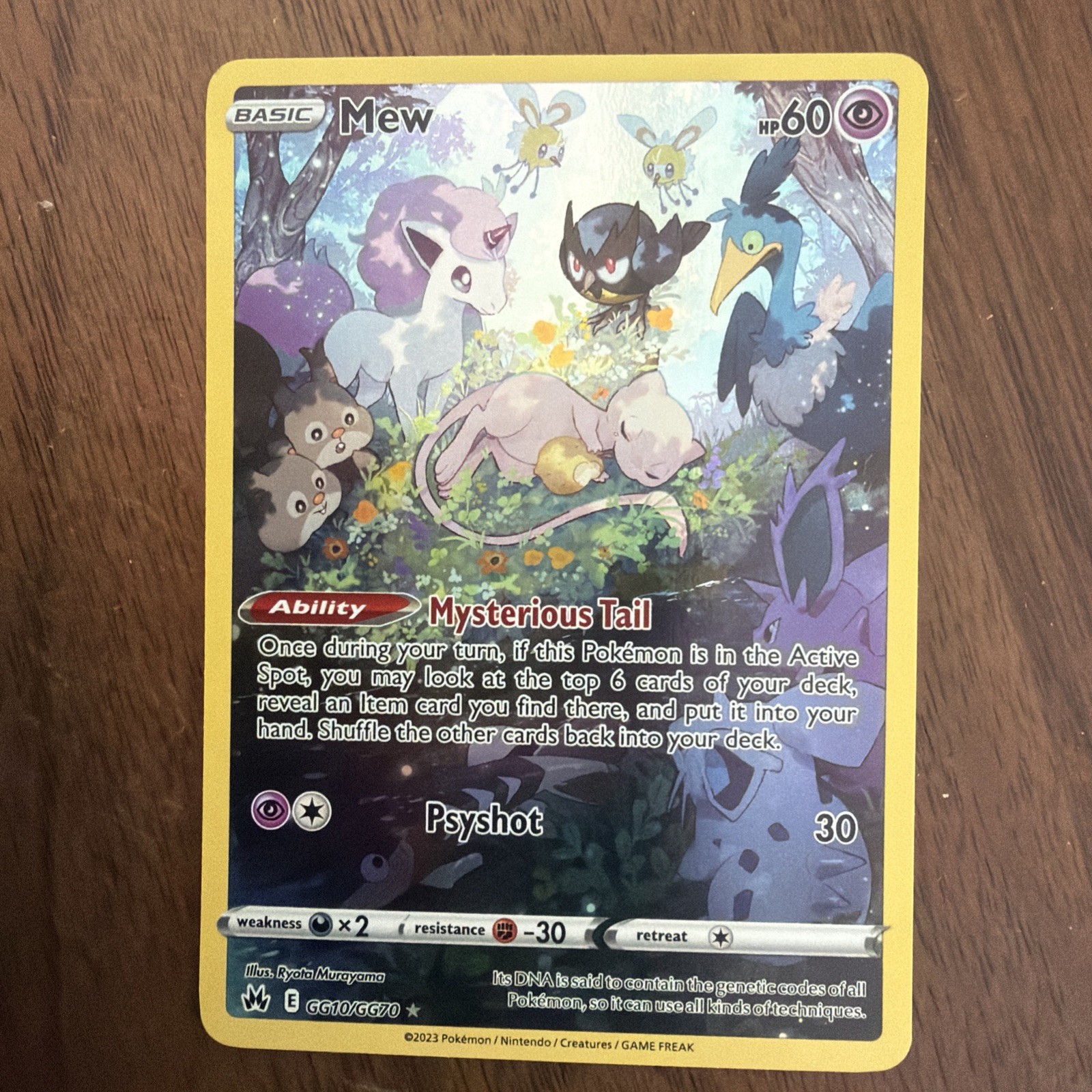 Mew GG10/GG70 SWSH: Crown Zenith: Galarian Gallery Holo