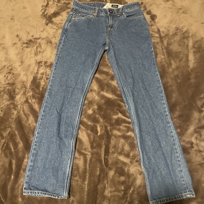 Volcom Men's Blue Solver Modern Straight Jeans - Size 28